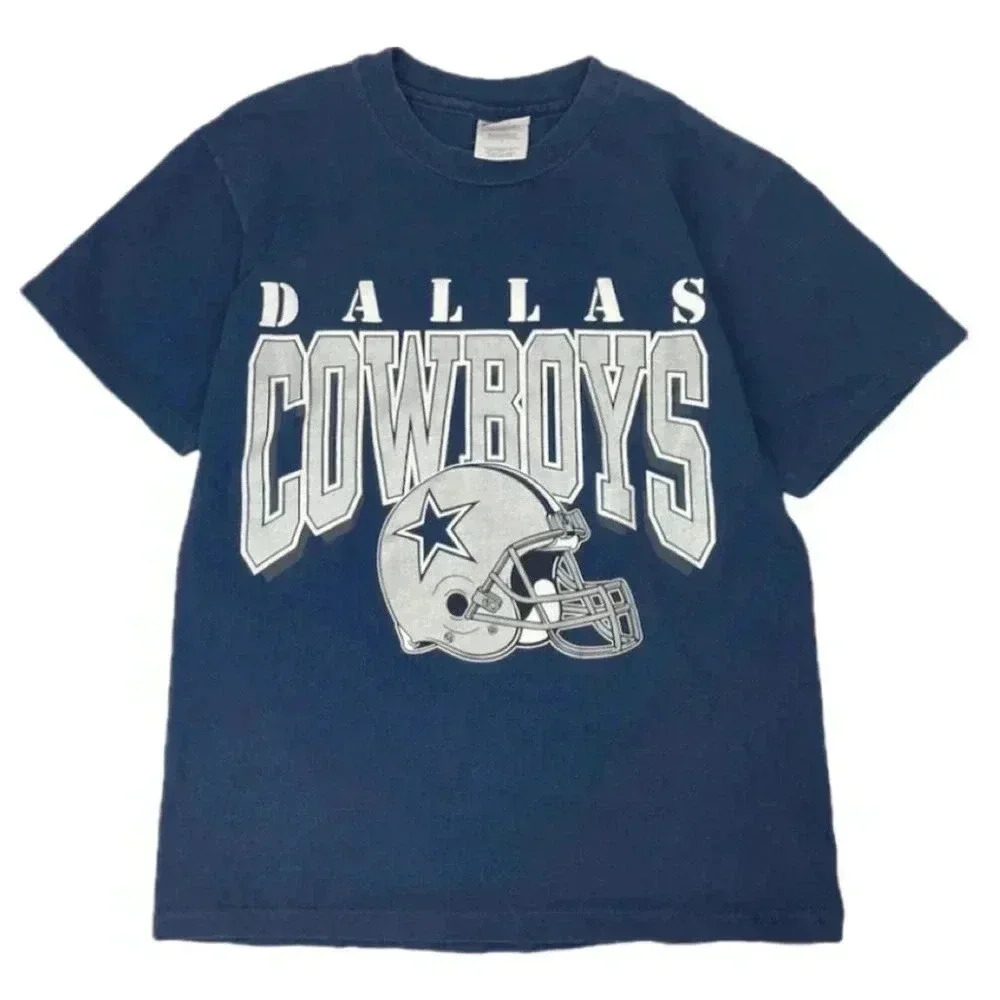 Vintage Dallas Cowboys Football Navy T-Shirt Tee Size Small